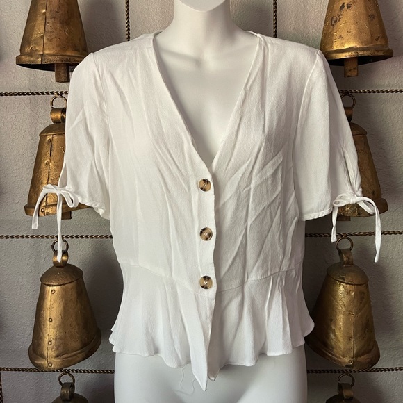 Topshop Tops - Top Shop white blouse